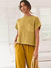 ANRABESS Women's Two Piece Outfits Sweater Sets Knit Pullover Tops and Casual Pants Tracksuit Matching Sets Loungewear 2023 Summer Fashion Clothes Sweat Suit 953qiankaqi-M Khaki White