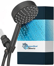 ALL METAL Handheld Shower Head with Hose and Brass Holder