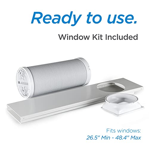 BLACK+DECKER 10,000 BTU Portable Air Conditioner up to 450 Sq. ft. with Remote Control, White