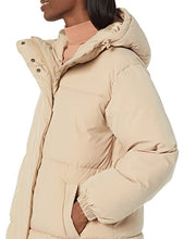 Amazon Essentials Women's Long Puffer Jacket (Available in Plus Size), Light Brown, XX-Large