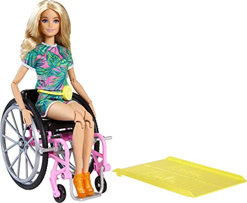 Barbie Fashionistas Doll #165 with Wheelchair and Ramp,
