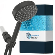 ALL METAL Handheld Shower Head with Hose and Brass Holder