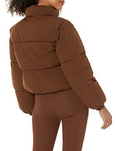 Amazon Essentials Women's Crop Puffer Jacket (Available in Plus Size), Neon Pink, 4X