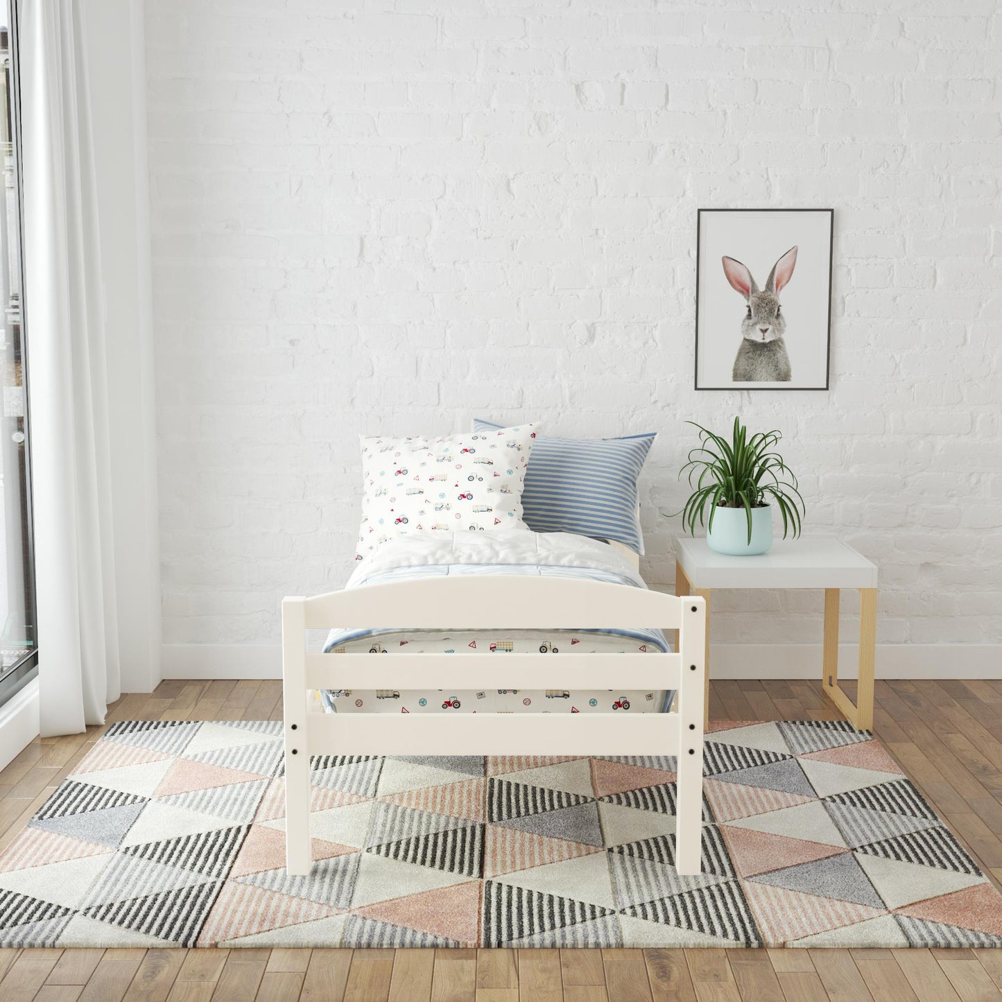 Better Homes & Gardens Leighton Wood Twin-Over-Twin Bunk Bed, Mocha