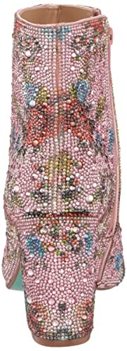 Betsey Johnson Women's Cady Ankle Boot, Rhinestone, 8