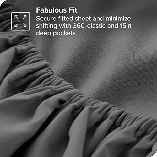 Bare Home Full Sheet Set - 1800 Ultra-Soft Microfiber Full Bed Sheets