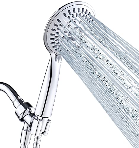 BRIGHT SHOWERS  9 Spray Settings Handheld Shower Head