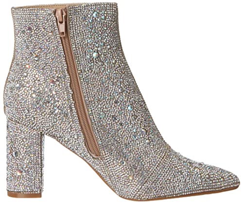 Betsey Johnson Women's Cady Ankle Boot, Rhinestone, 8