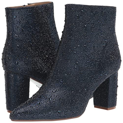 Betsey Johnson Women's Cady Ankle Boot, Rhinestone, 8