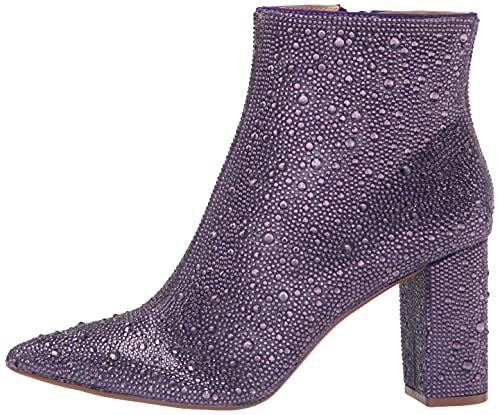 Betsey Johnson Women's Cady Ankle Boot, Rhinestone, 8