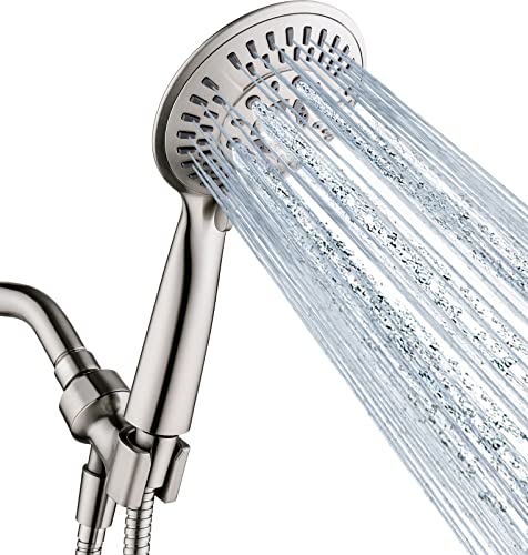 BRIGHT SHOWERS  9 Spray Settings Handheld Shower Head