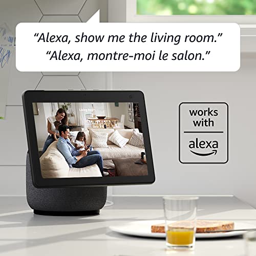 Blink Mini – Compact indoor plug-in smart security camera, 1080p HD video, night vision, motion detection, two-way audio, easy set up, Works with Alexa – 1 camera (White)