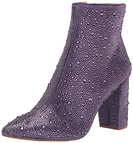 Betsey Johnson Women's Cady Ankle Boot, Rhinestone, 8