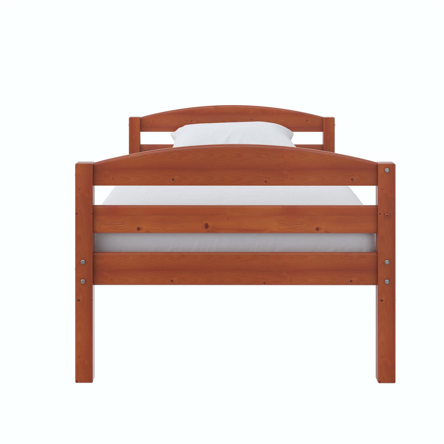 Better Homes & Gardens Leighton Wood Twin-Over-Twin Bunk Bed, Mocha