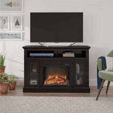 Ameriwood Home Chicago Electric Fireplace TV Console for TVs up to a 55", Natural
