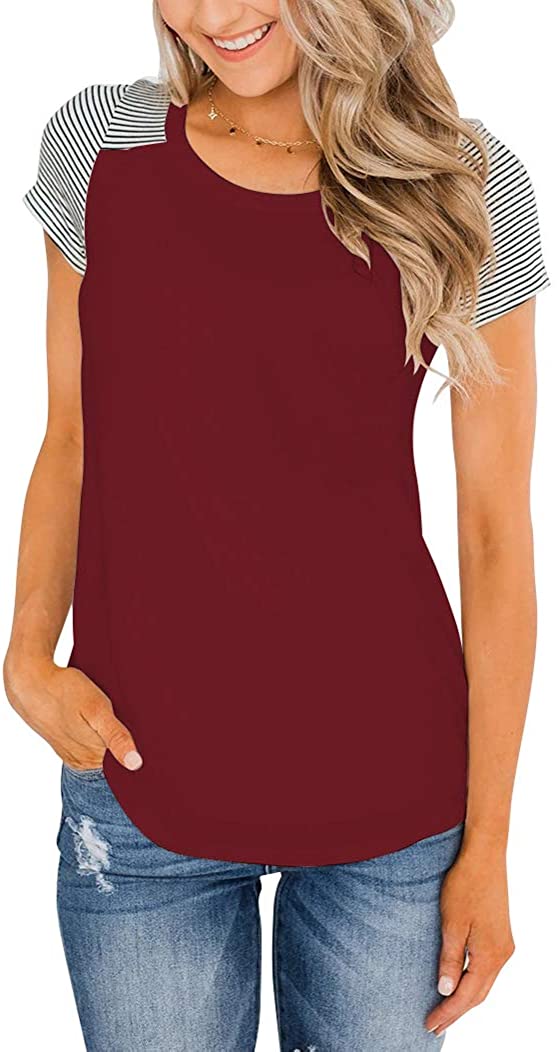 Bingerlily Women's Summer Short Sleeve T Shirts