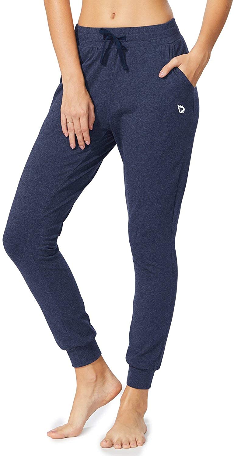 BALEAF Women's Cotton Sweatpants Cozy Joggers Pants