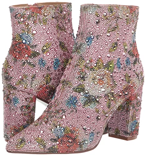 Betsey Johnson Women's Cady Ankle Boot, Rhinestone, 8