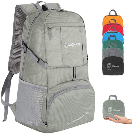 ZOMAKE Lightweight Hiking Travel Backpack Water Resistant Packable Backpack