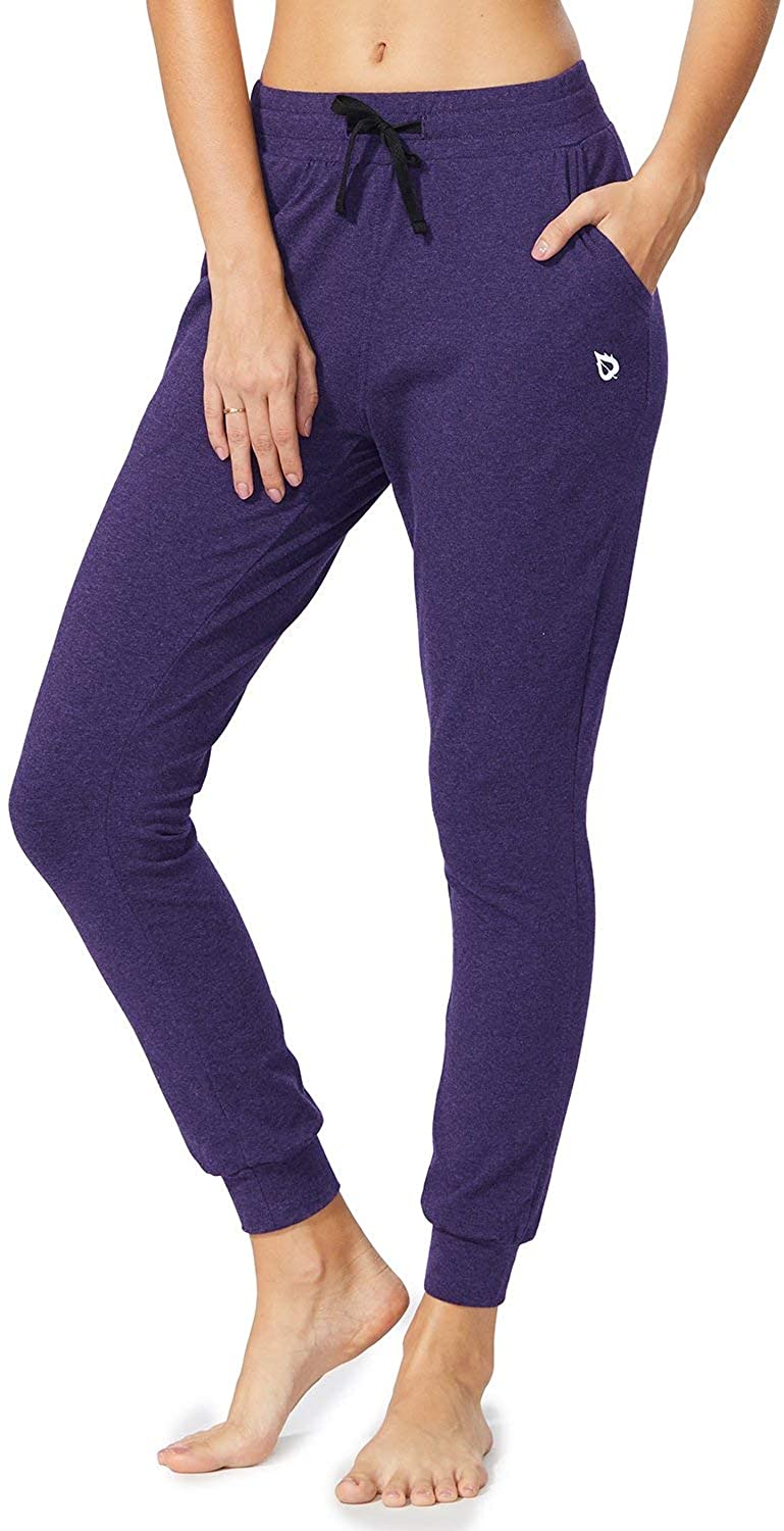 BALEAF Women's Cotton Sweatpants Cozy Joggers Pants