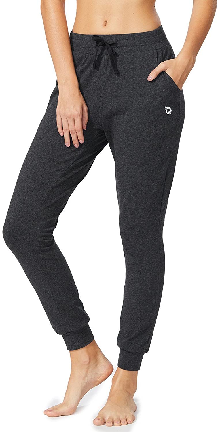 BALEAF Women's Cotton Sweatpants Cozy Joggers Pants