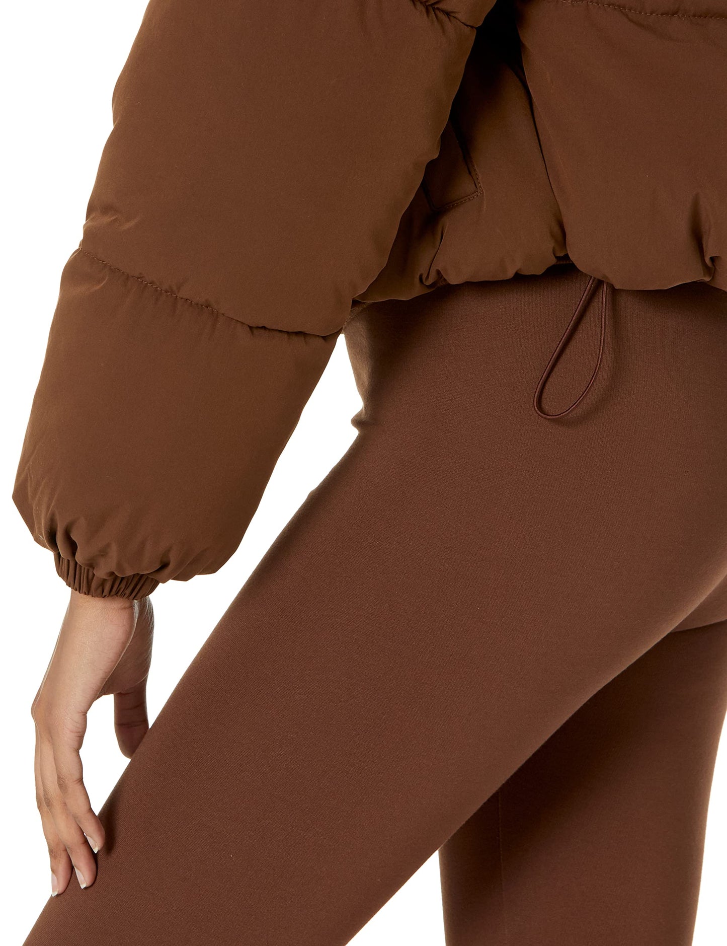 Amazon Essentials Women's Crop Puffer Jacket (Available in Plus Size), Neon Pink, 4X