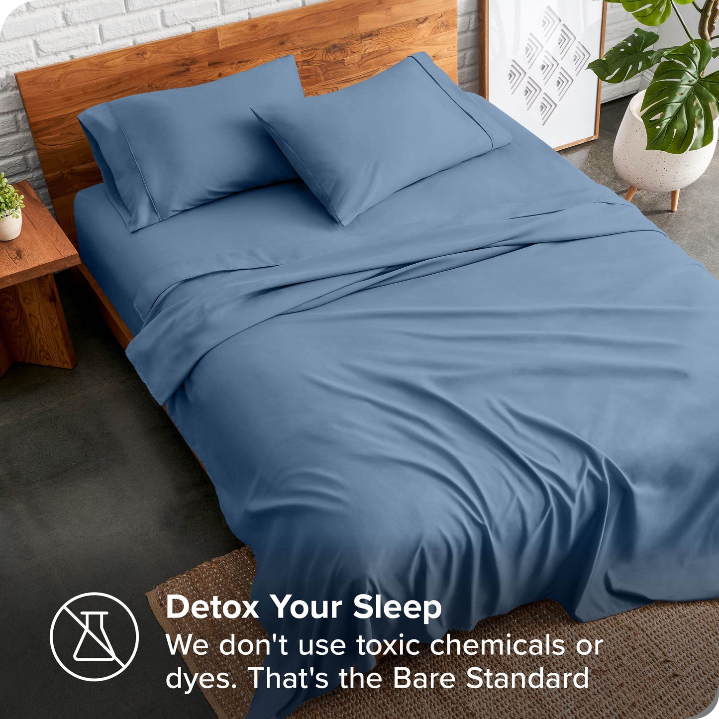 Bare Home Full Sheet Set - 1800 Ultra-Soft Microfiber Full Bed Sheets