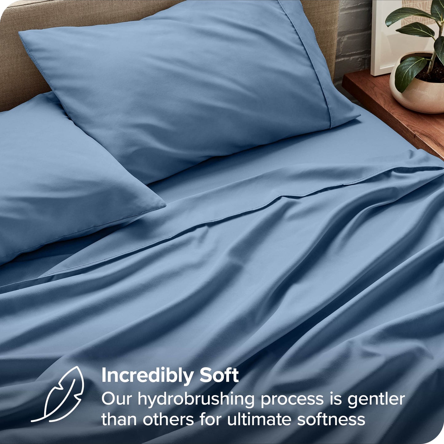 Bare Home Full Sheet Set - 1800 Ultra-Soft Microfiber Full Bed Sheets