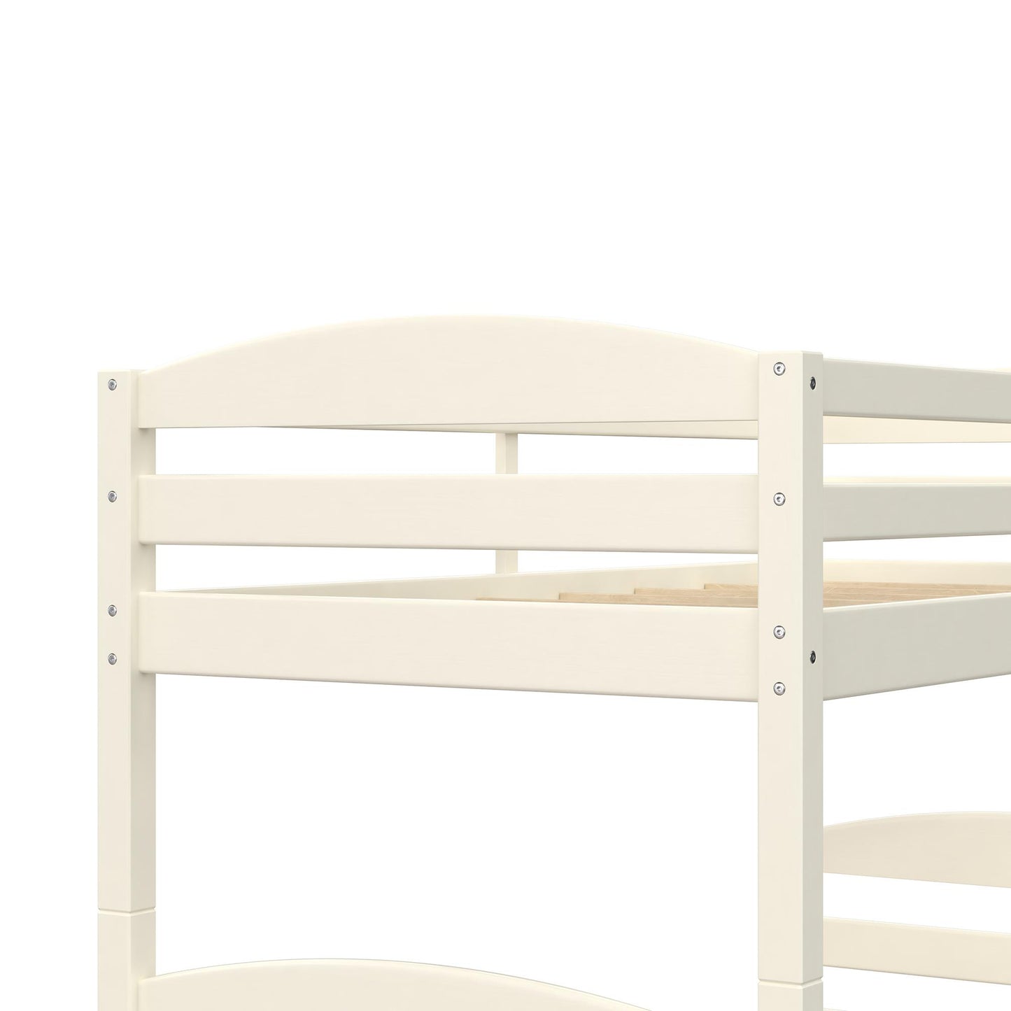 Better Homes & Gardens Leighton Wood Twin-Over-Twin Bunk Bed, Mocha