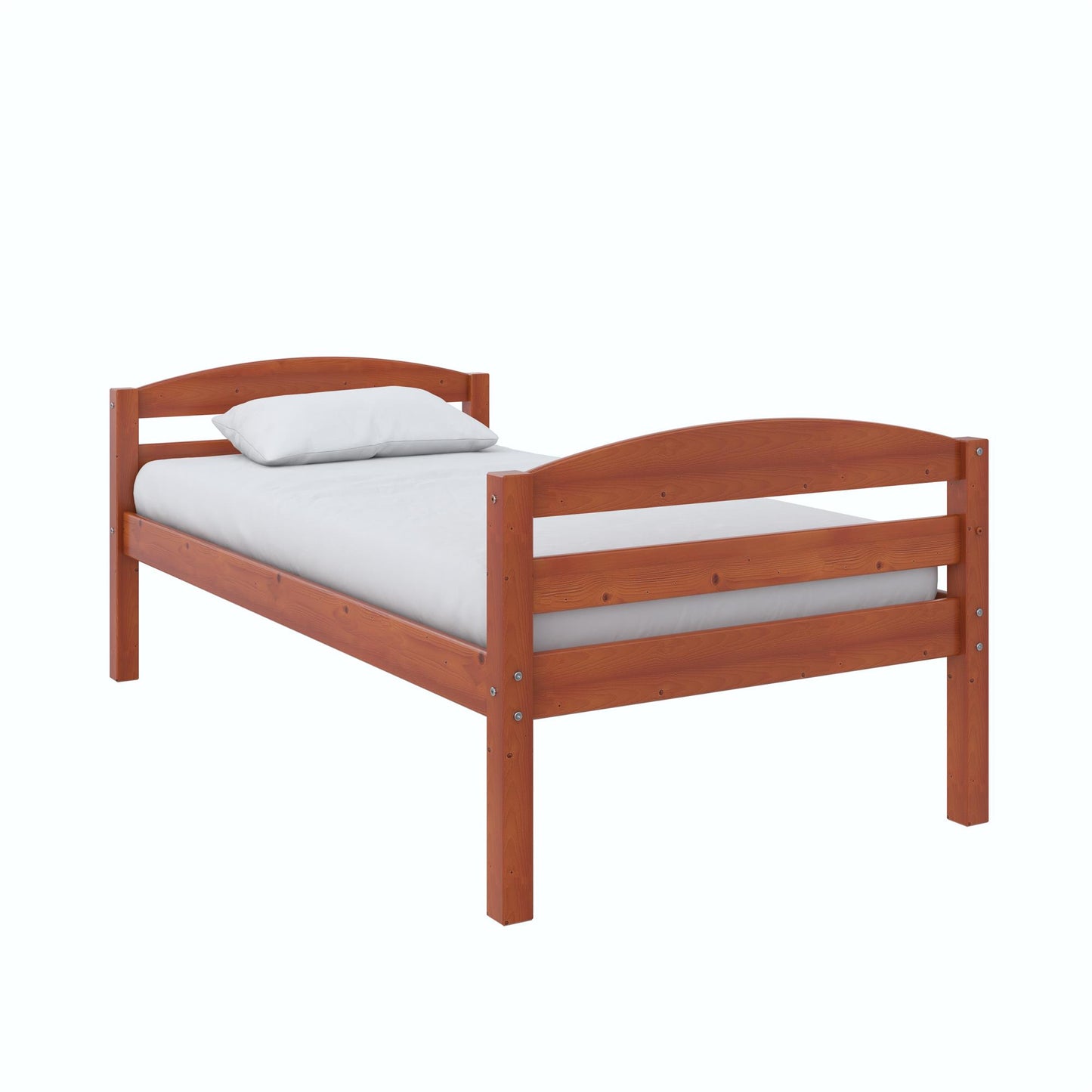 Better Homes & Gardens Leighton Wood Twin-Over-Twin Bunk Bed, Mocha