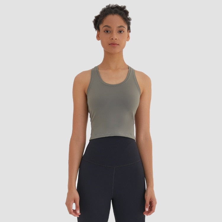 CretKoav Sports Vest Women's Running Fitness T Shirts