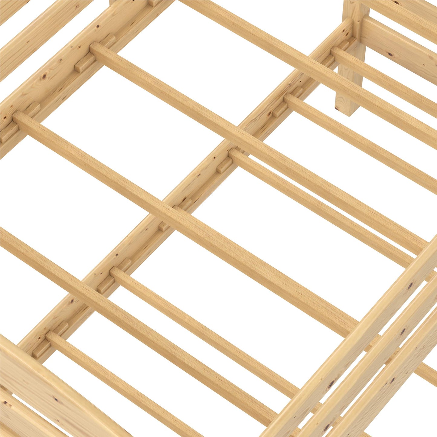 Better Homes & Gardens Leighton Wood Twin-Over-Twin Bunk Bed, Mocha