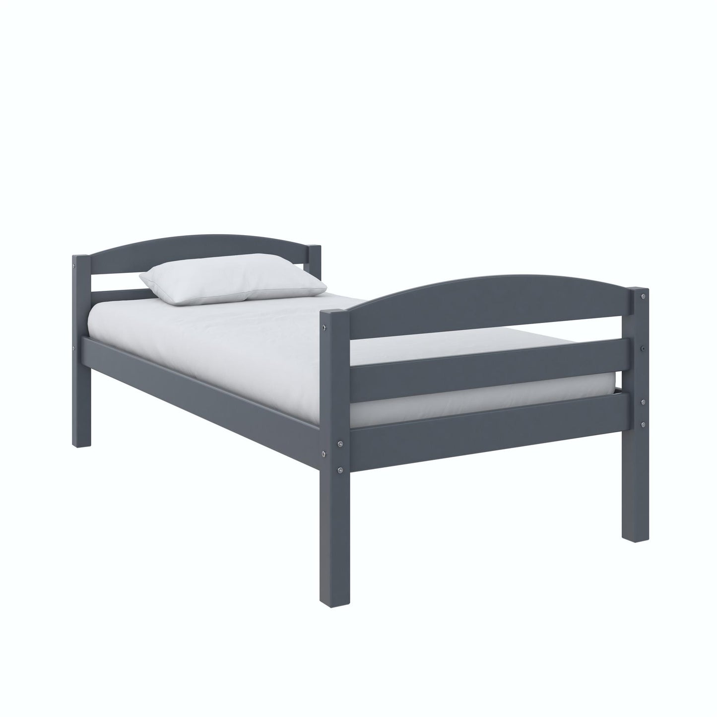 Better Homes & Gardens Leighton Wood Twin-Over-Twin Bunk Bed, Mocha