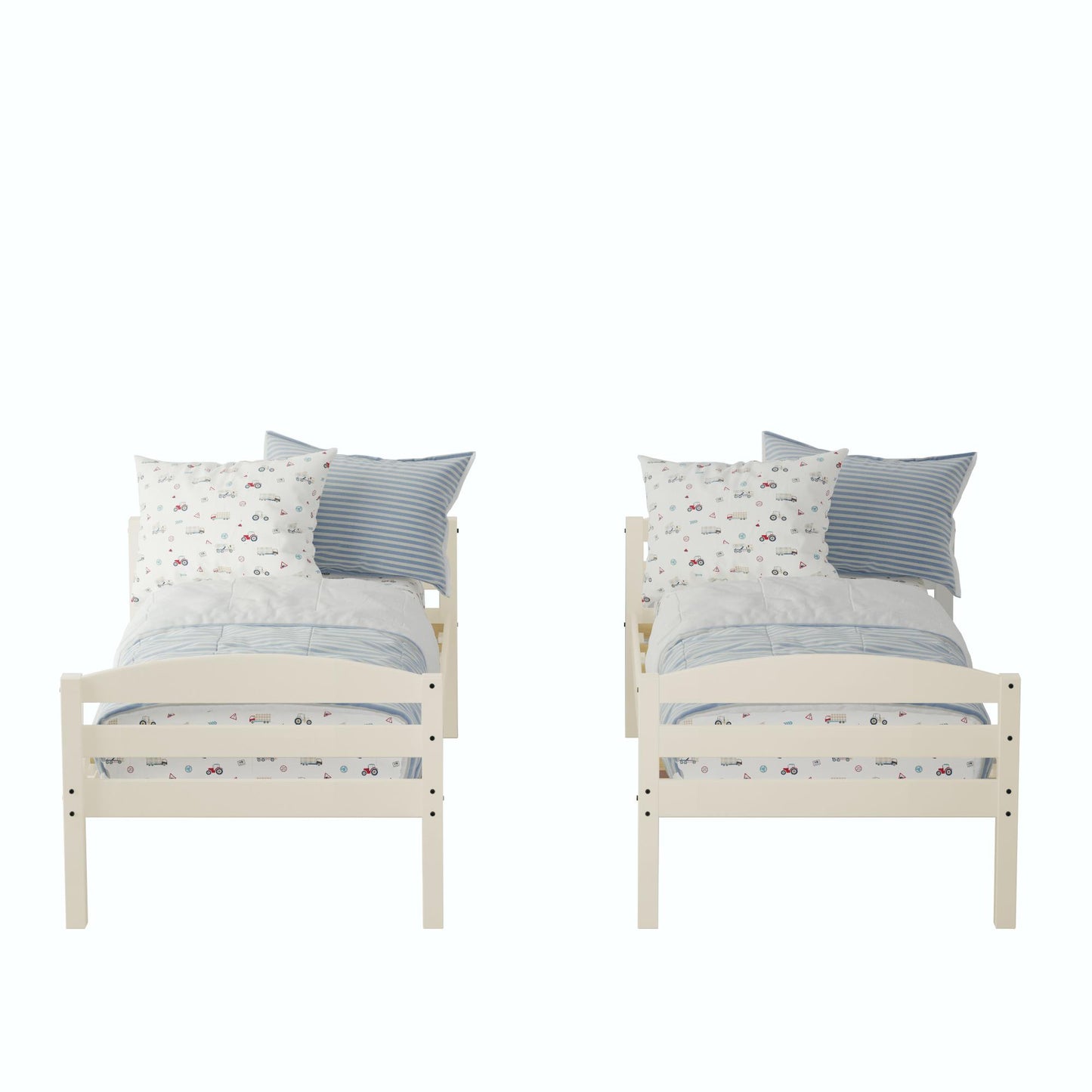 Better Homes & Gardens Leighton Wood Twin-Over-Twin Bunk Bed, Mocha